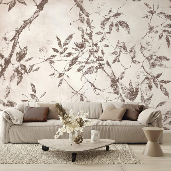 - Foglie delicate su uno sfondo morbido