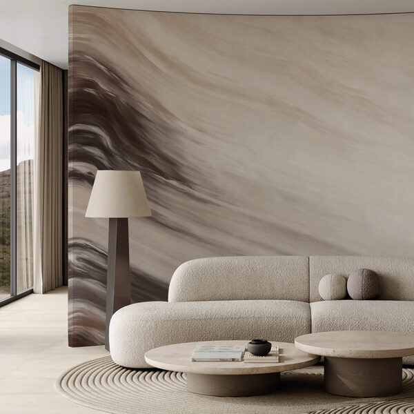 Onde astratte in tonalità tenui Onde astratte in tonalità tenui