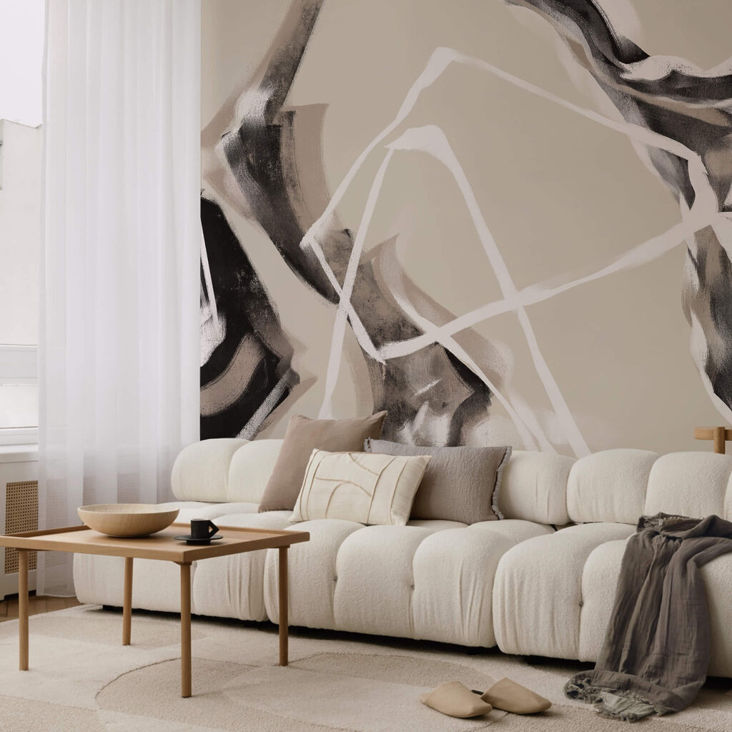 Linee stratificate in tonalità tenui Linee stratificate in tonalità tenui