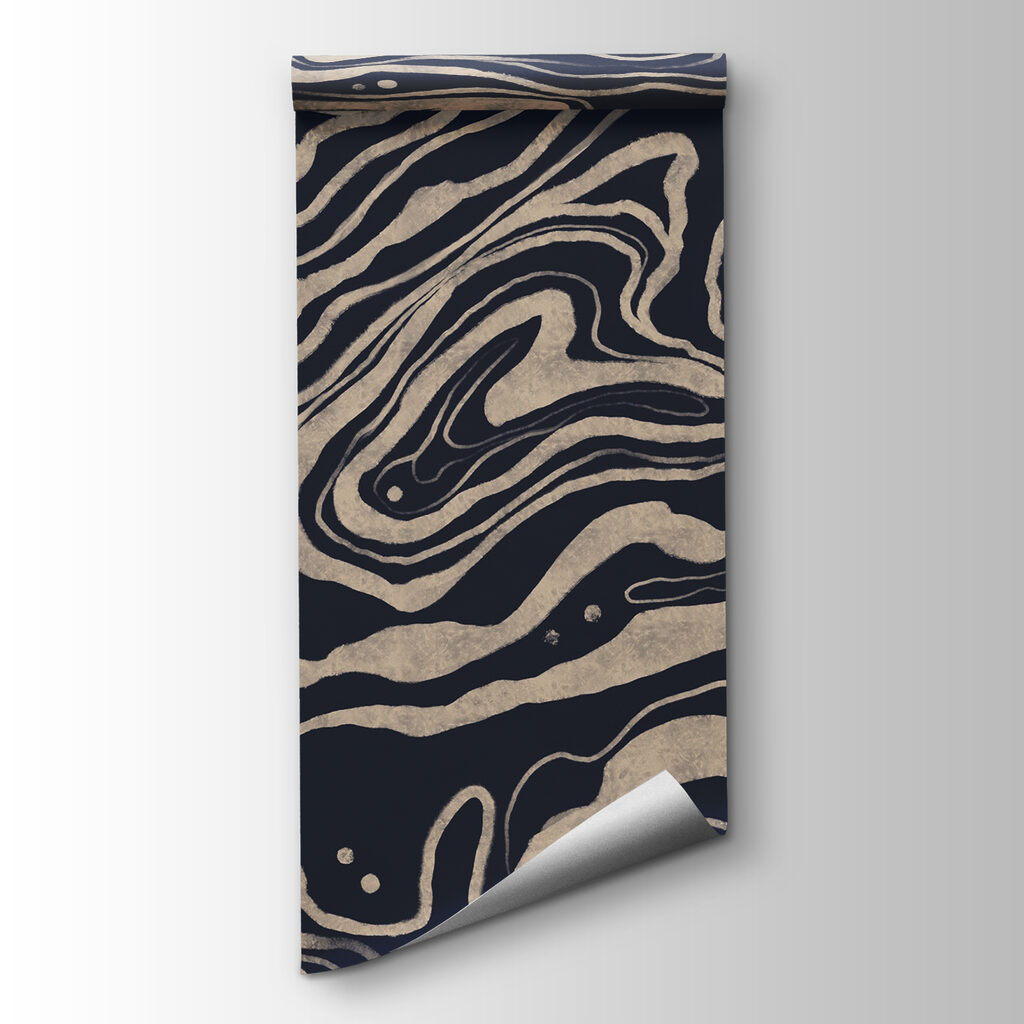 Black and white swirly pattern