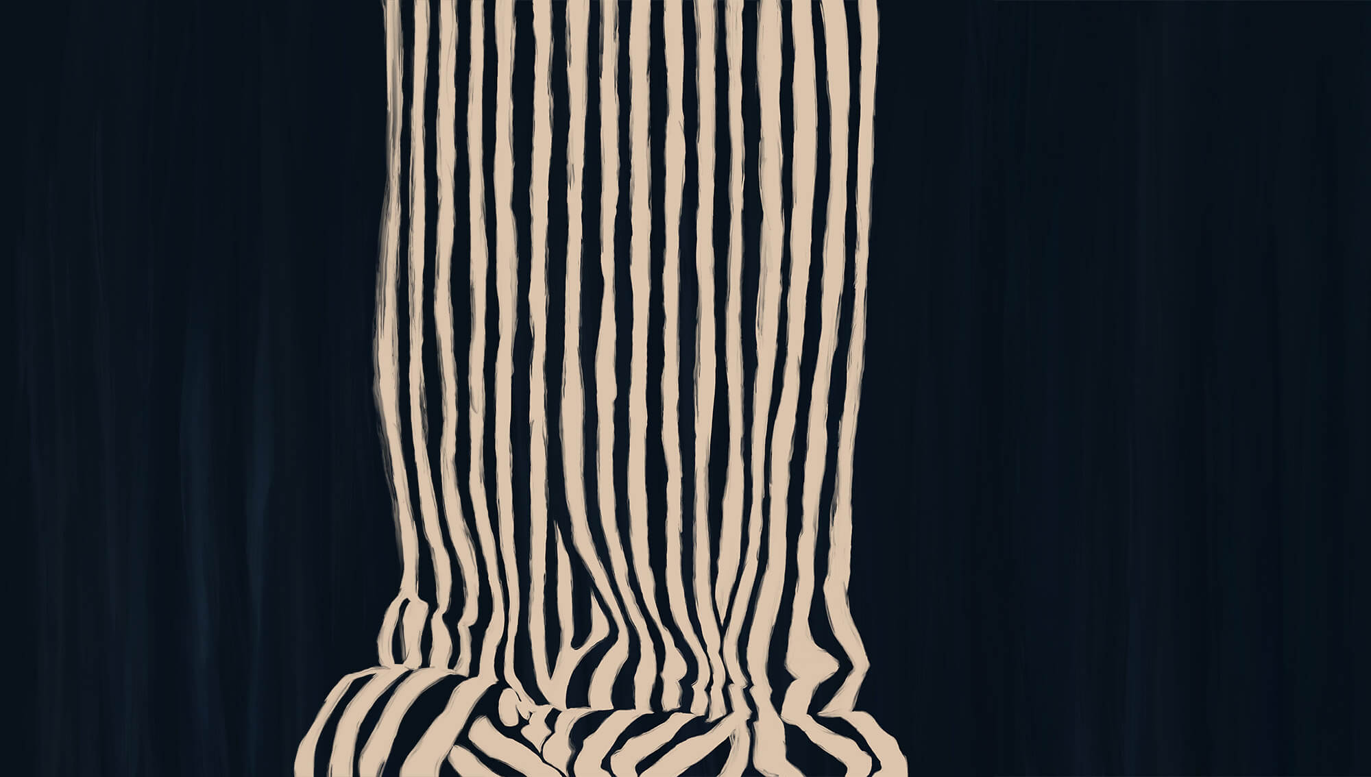 Black and white striped curtain Black and white striped curtain