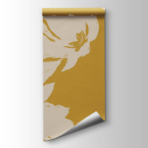 Floral design on a warm background Floral design on a warm background