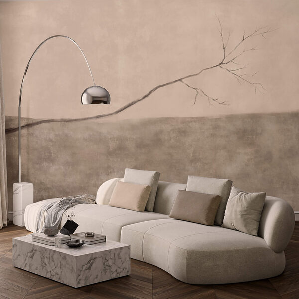 Ramo di albero in un campo