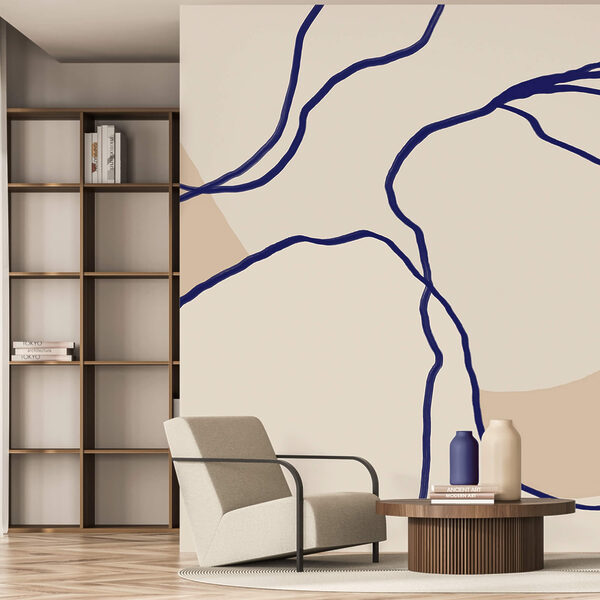 Linee fluide su sfondo morbido