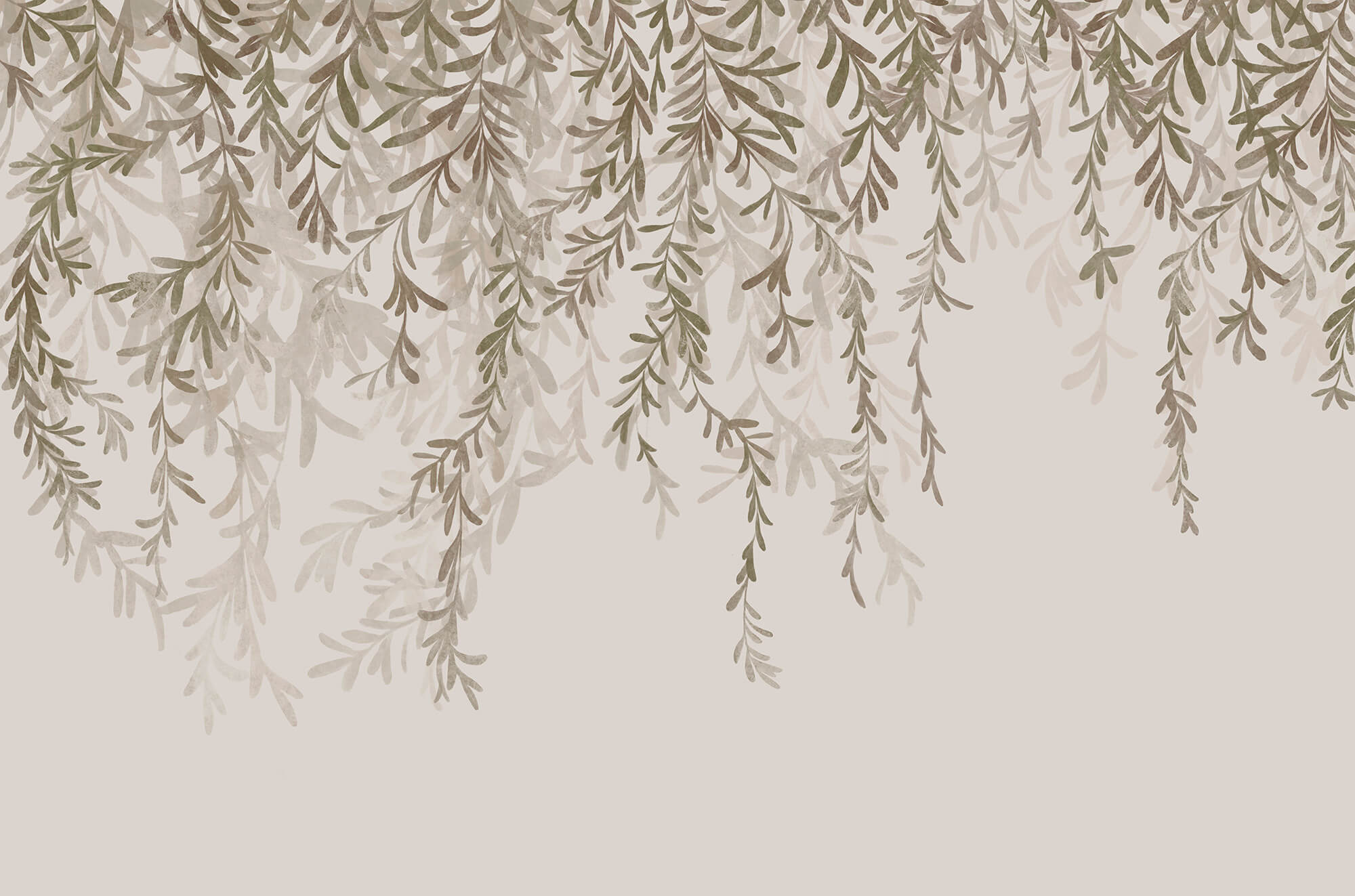 Delicate leaves in soft hues Delicate leaves in soft hues