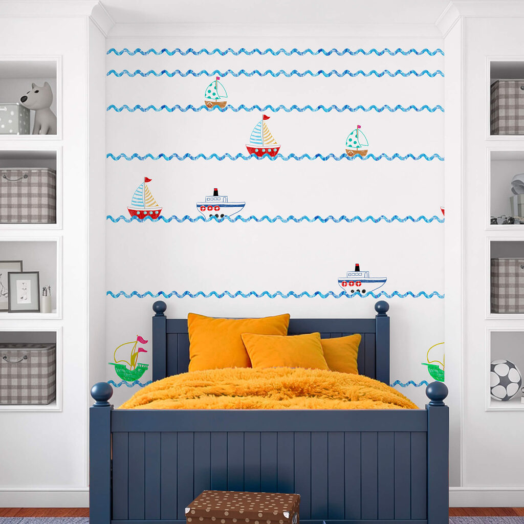 Modello di barche e sottomarini