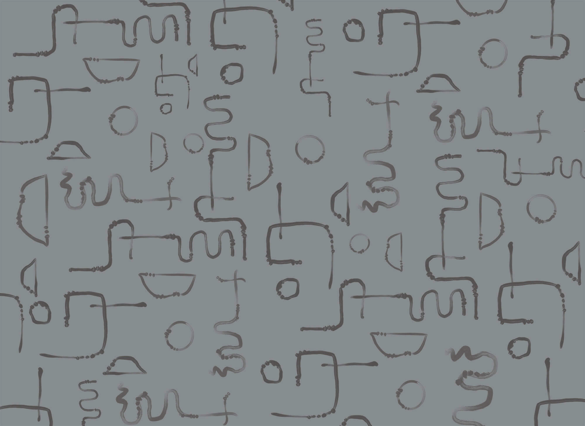 Pattern of lines and shapes