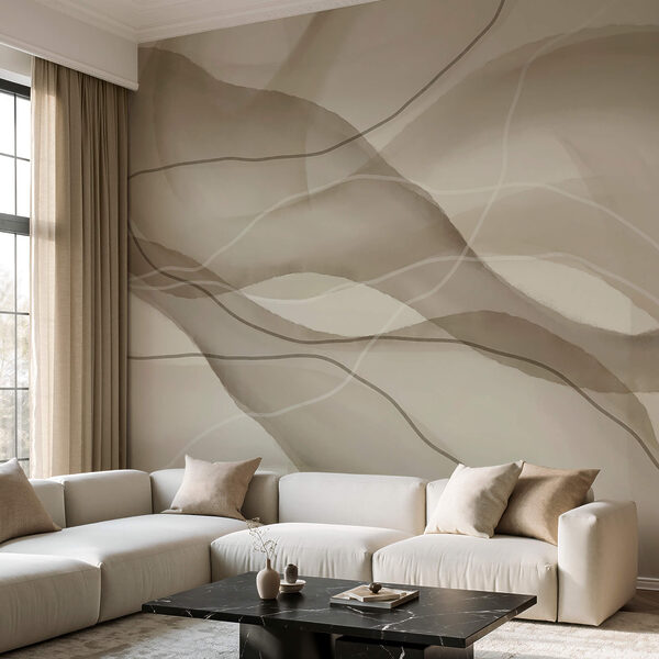 Onde serene nei toni tenui della terra