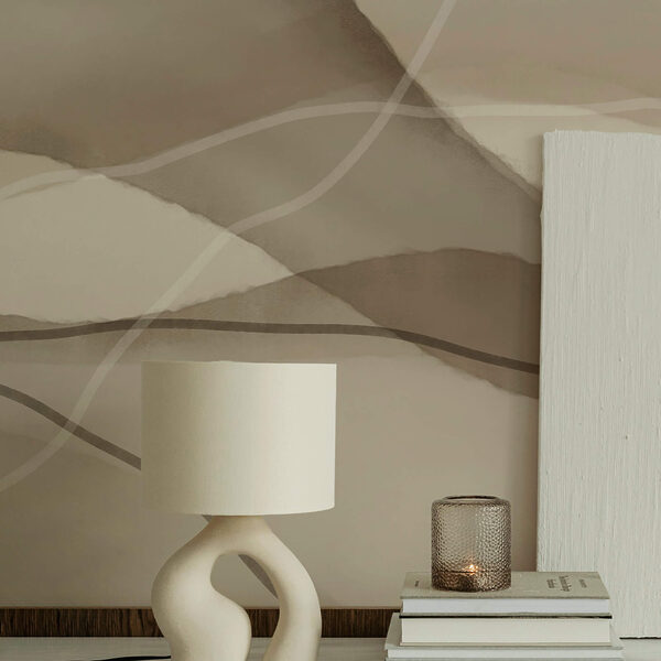 Onde serene nei toni tenui della terra