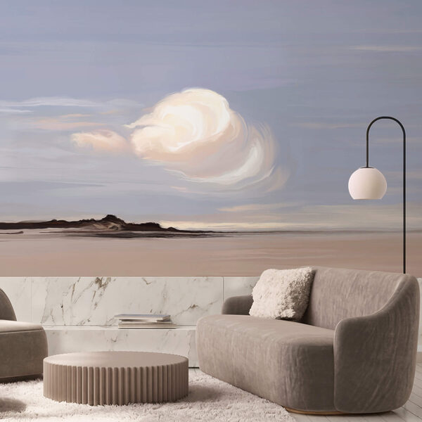 Nuvola bianca nel cielo