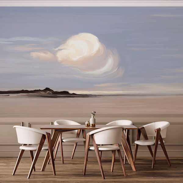 Nuvola bianca nel cielo