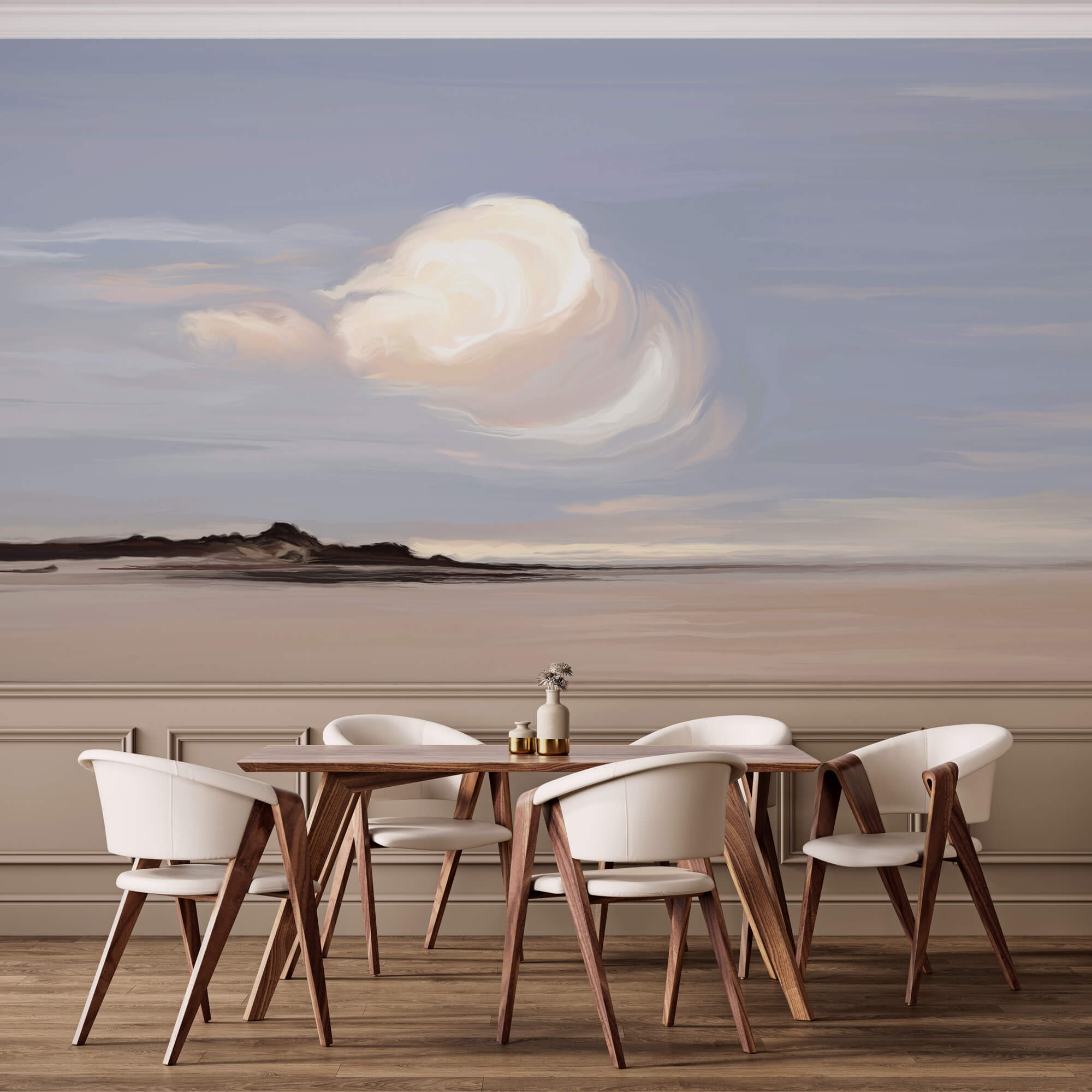 Nuvola bianca nel cielo