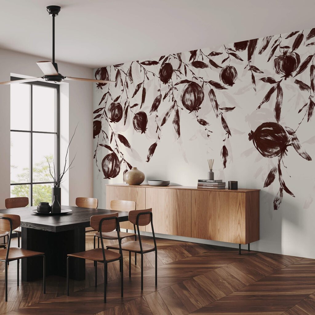 Dipinto di frutta su un ramo