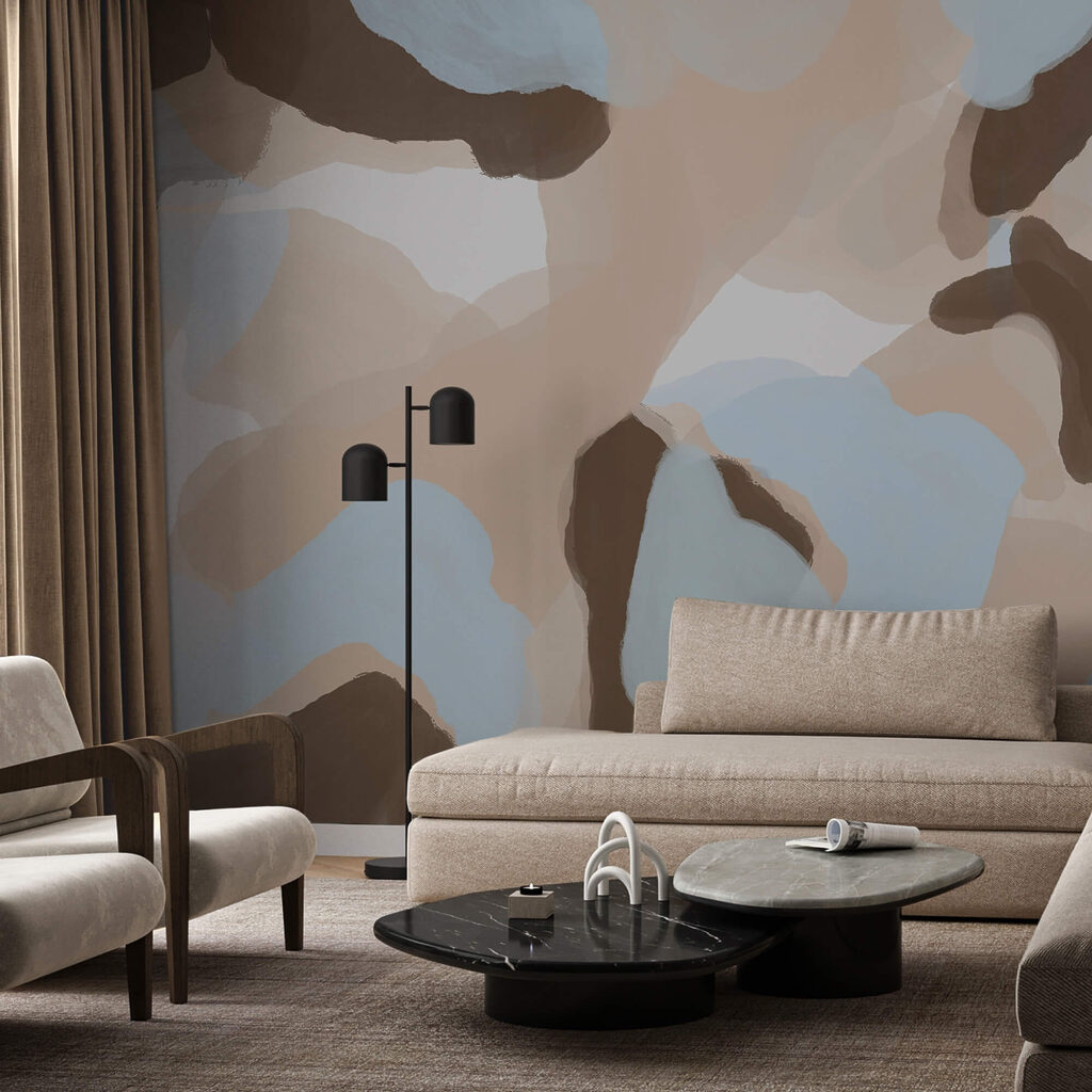 Forme astratte dai colori tenui Forme astratte dai colori tenui