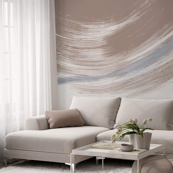 Tonalità tenui si fondono in un movimento delicato