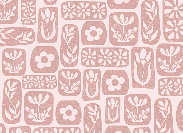 Pattern of flowers and leaves Pattern of flowers and leaves