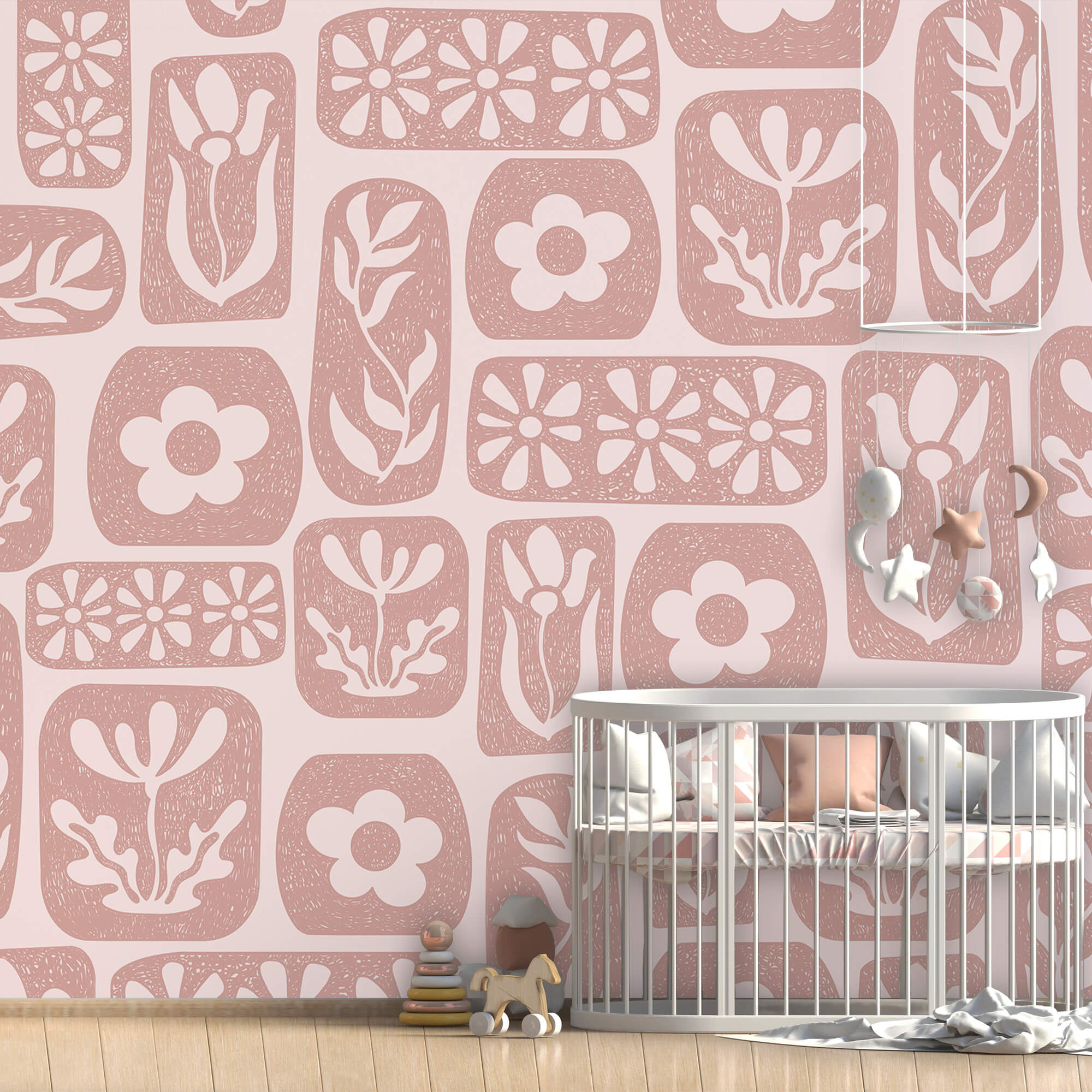 Motivo di fiori e foglie Motivo di fiori e foglie