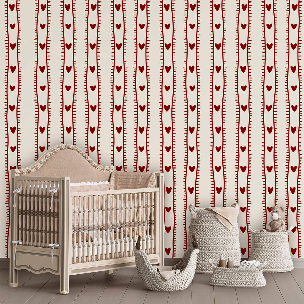 Motivo rosso e bianco