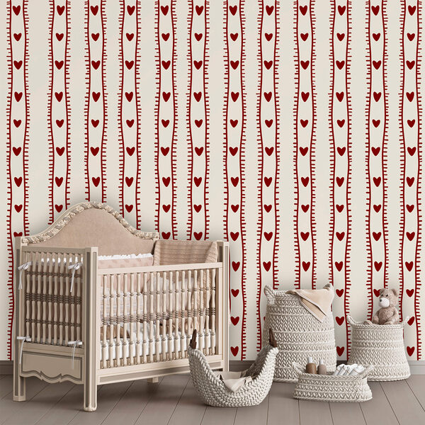 Motivo rosso e bianco