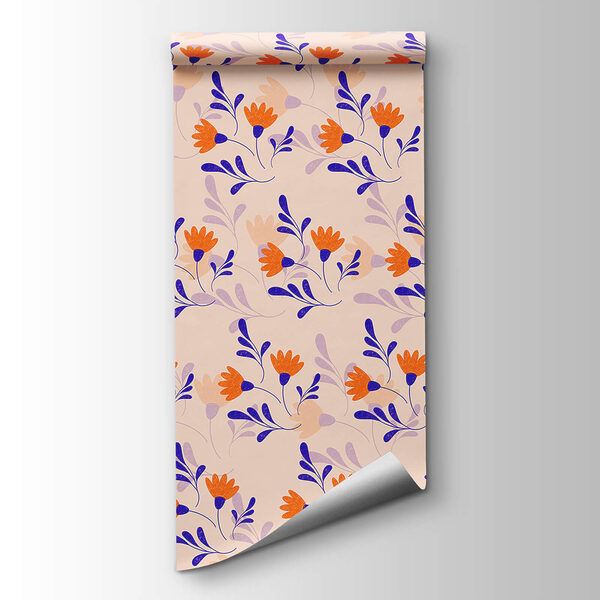 Pattern of flowers and leaves Pattern of flowers and leaves