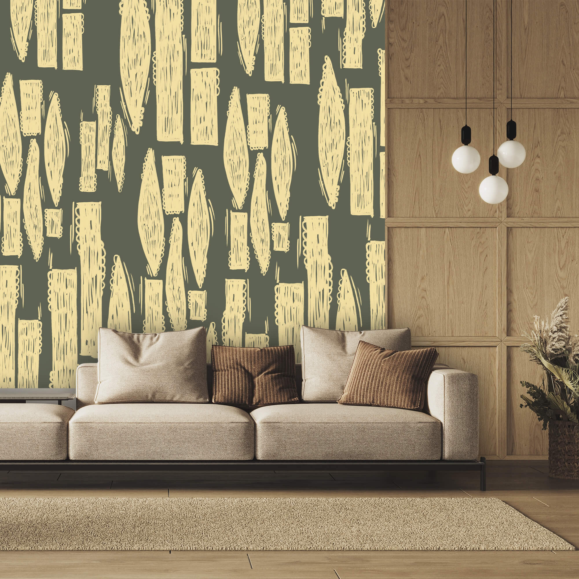 Motivo di rettangoli e linee