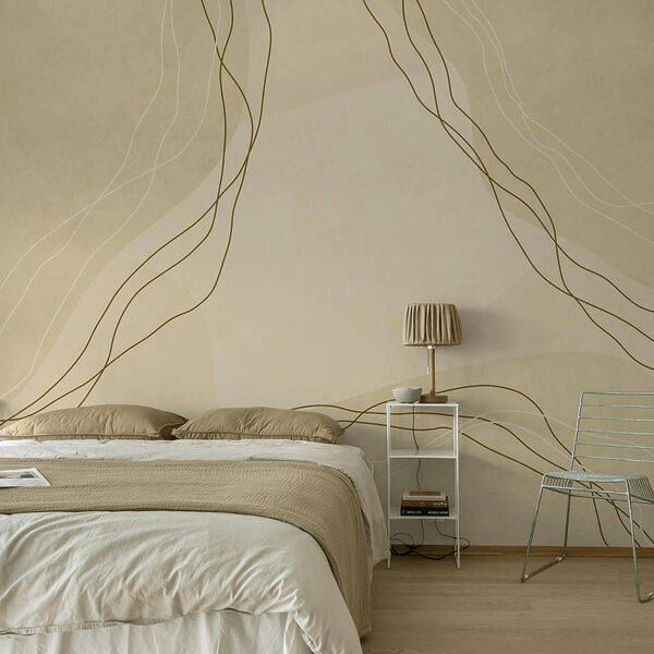 Sfondo beige e bianco con linee