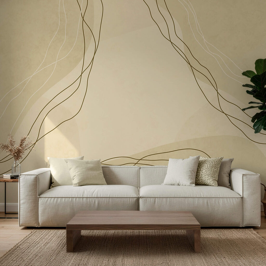 Sfondo beige e bianco con linee