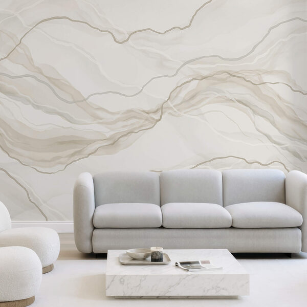 Superficie marmorizzata bianca e grigia