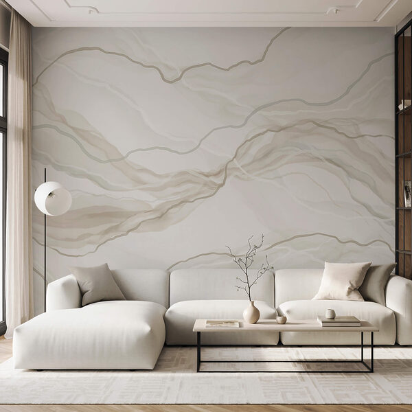 Superficie marmorizzata bianca e grigia