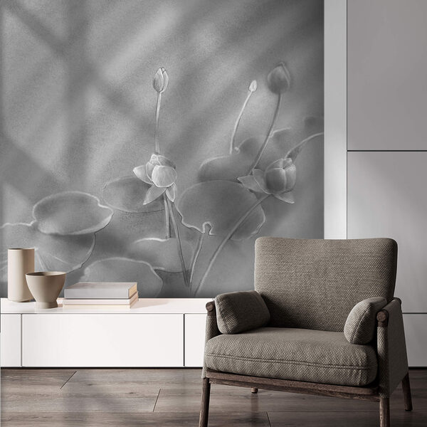 Una tranquilla scena con ninfee immortalata magnificamente