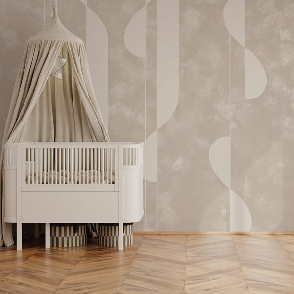 Forme astratte in tenui tonalità di beige