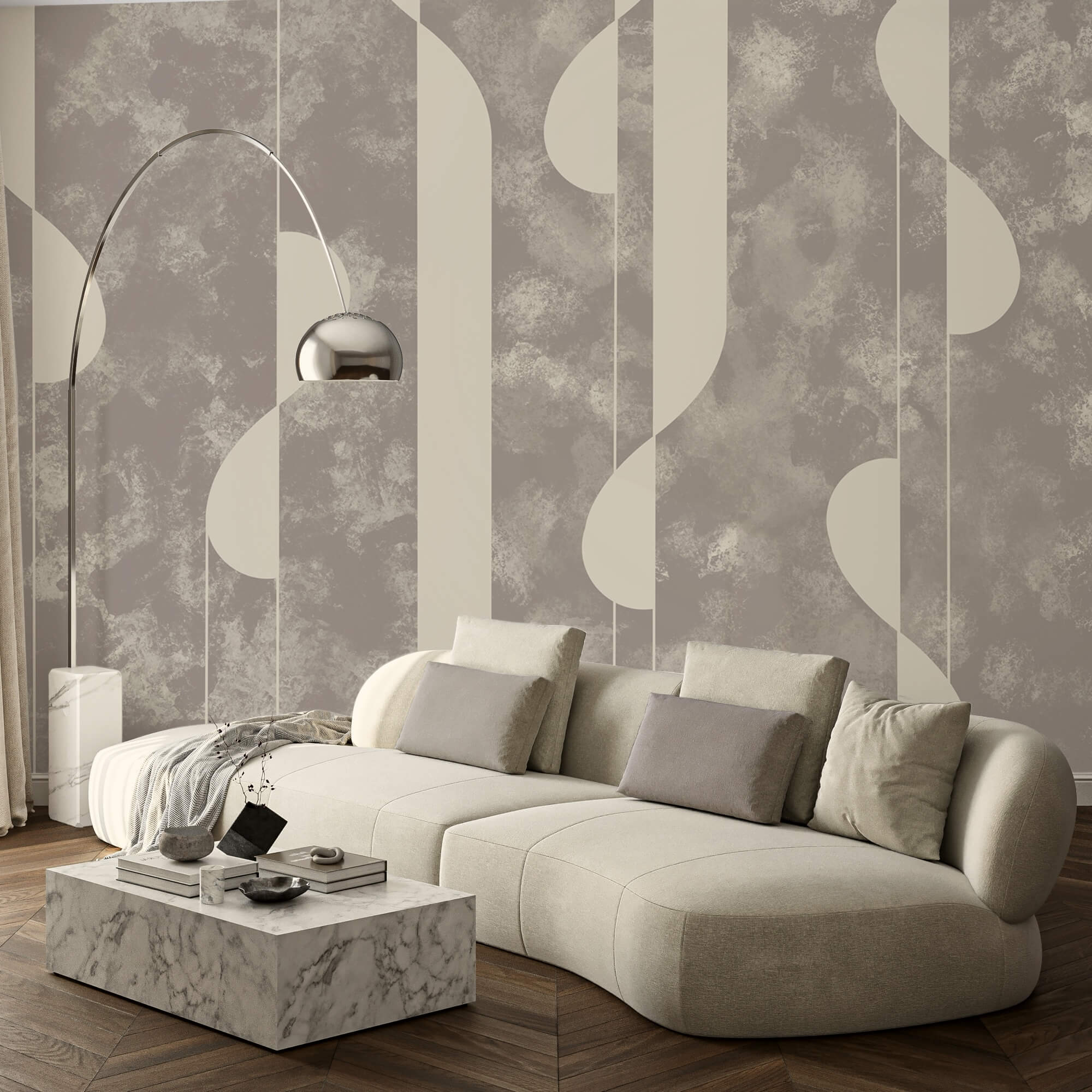 Motivo astratto in tonalità tenui