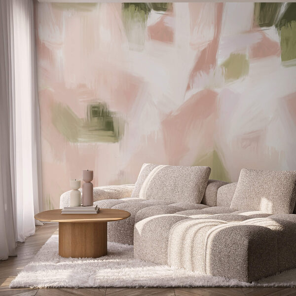 Tonalità astratte in delicati colori pastello