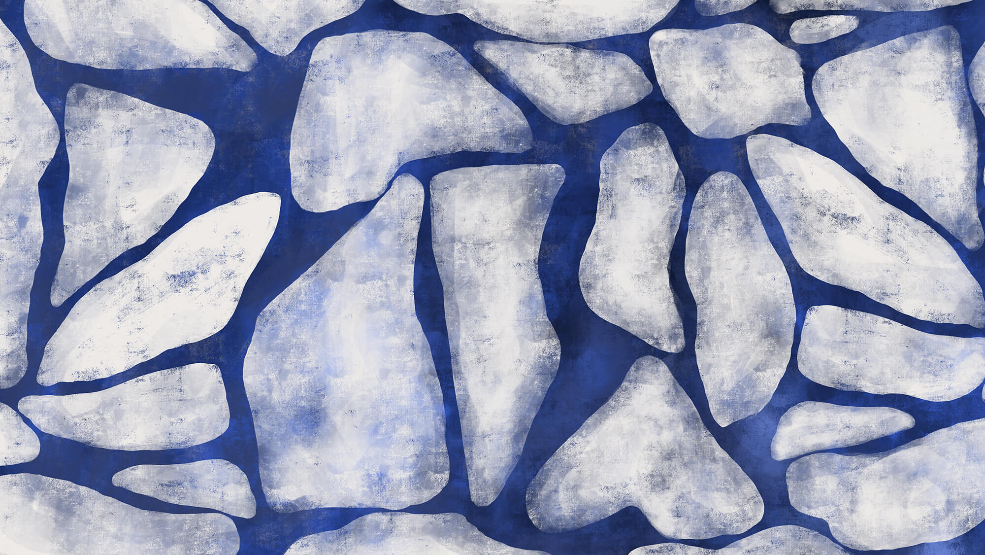 Blue and white pattern