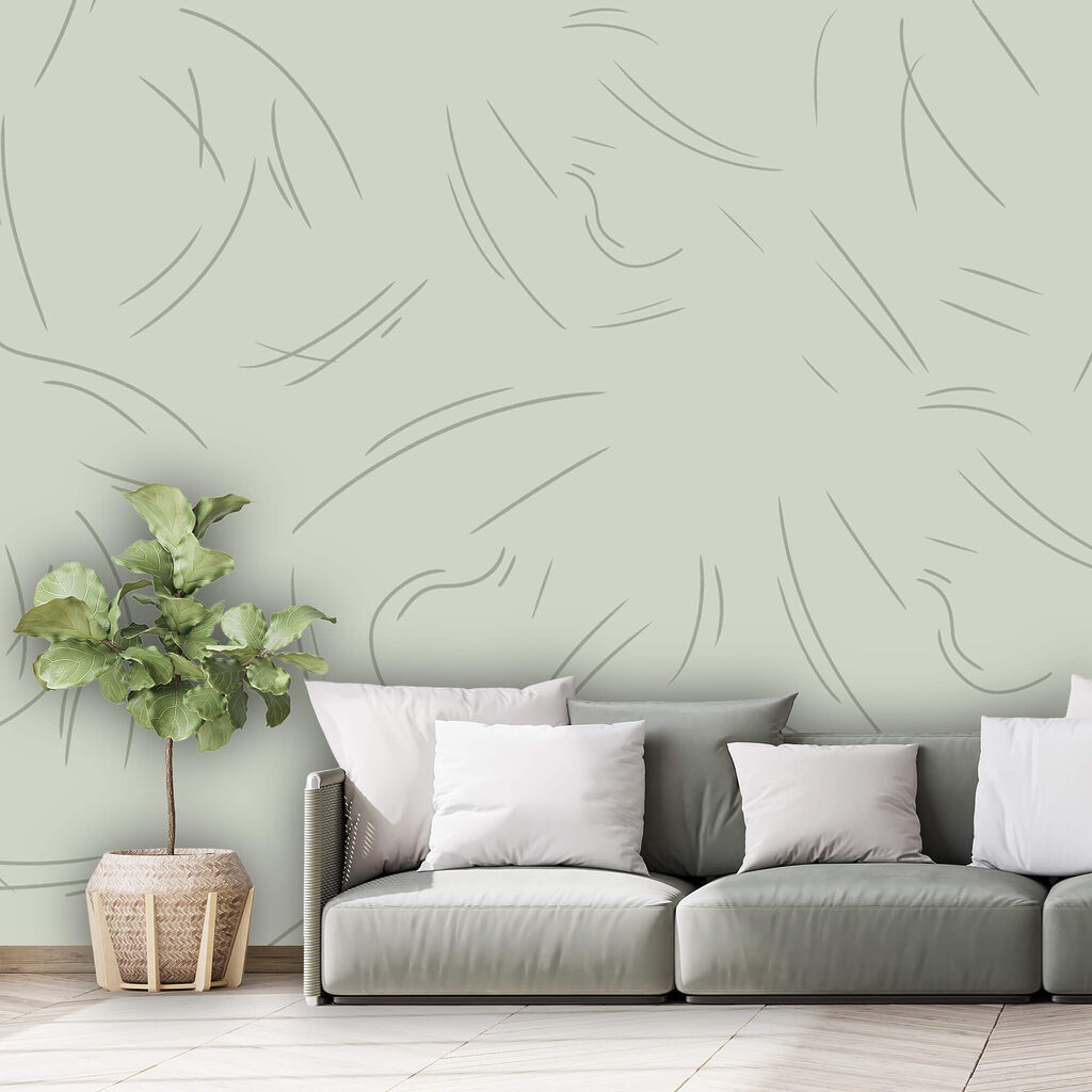 Le linee morbide creano un movimento delicato