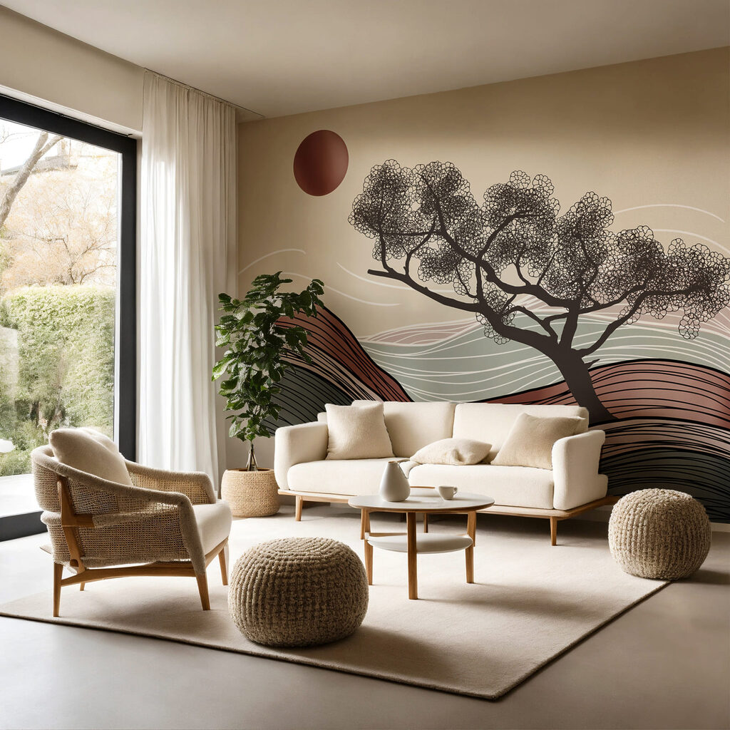 Albero in un paesaggio