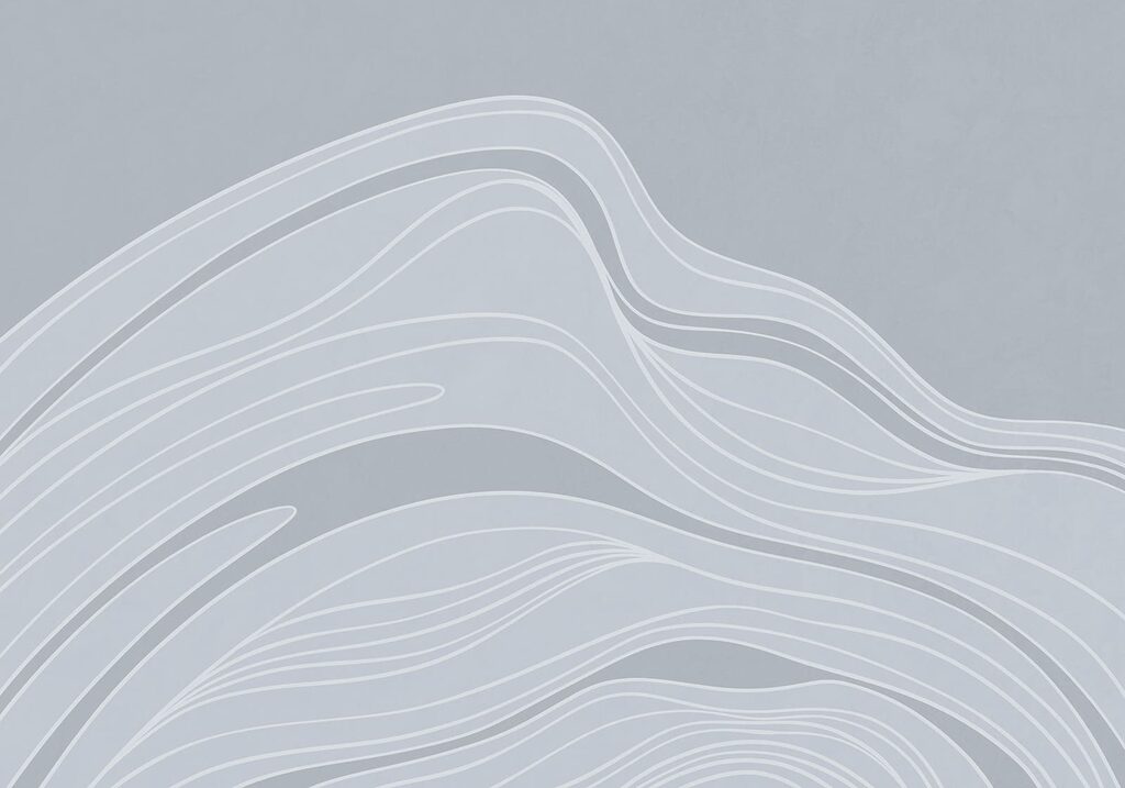 White lines on a gray background