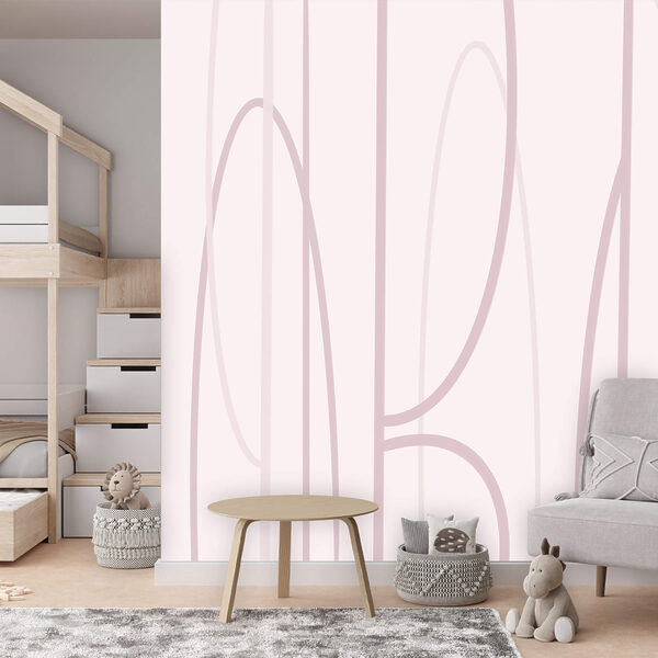 Sfondo rosa e bianco con delle linee