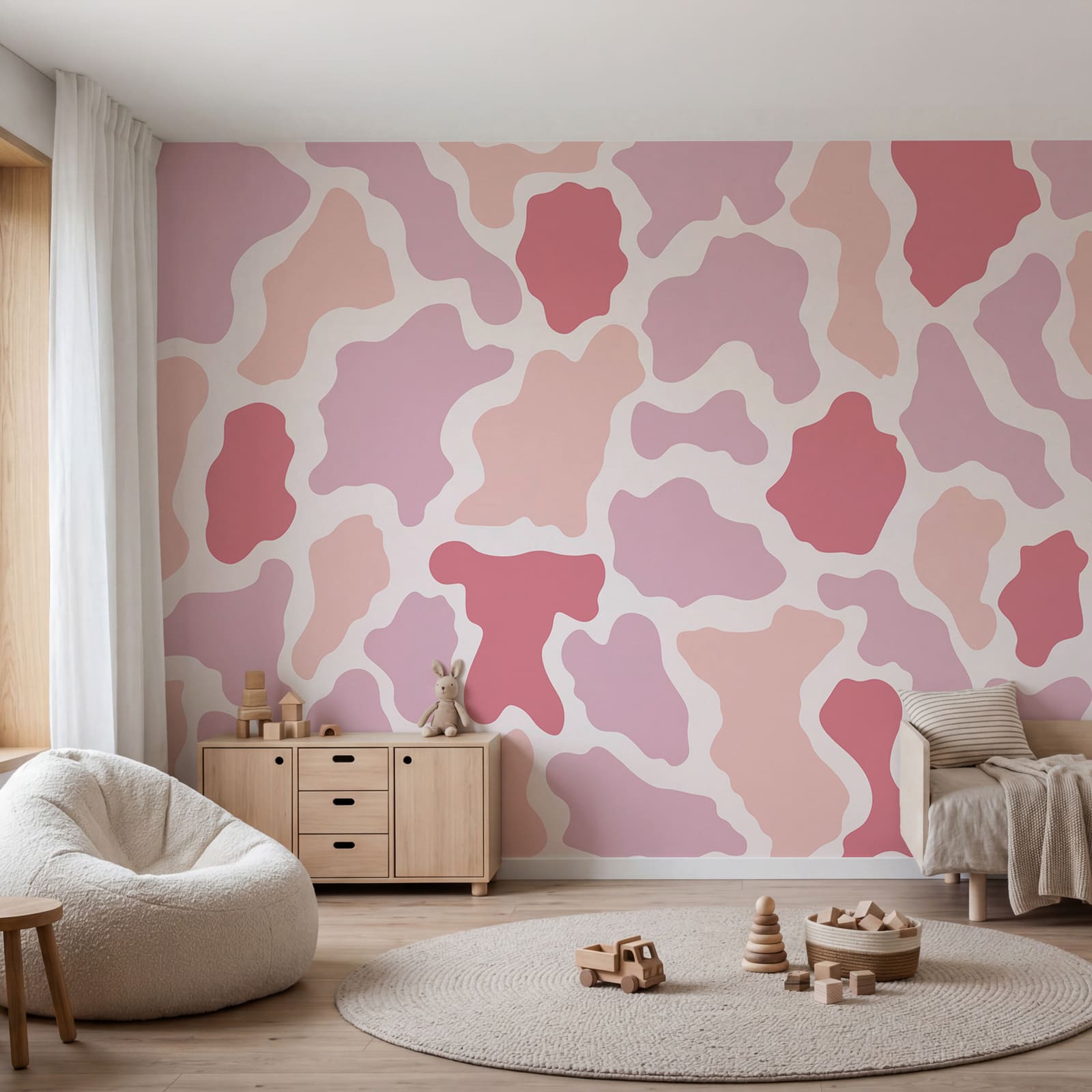 Motivo rosa e bianco
