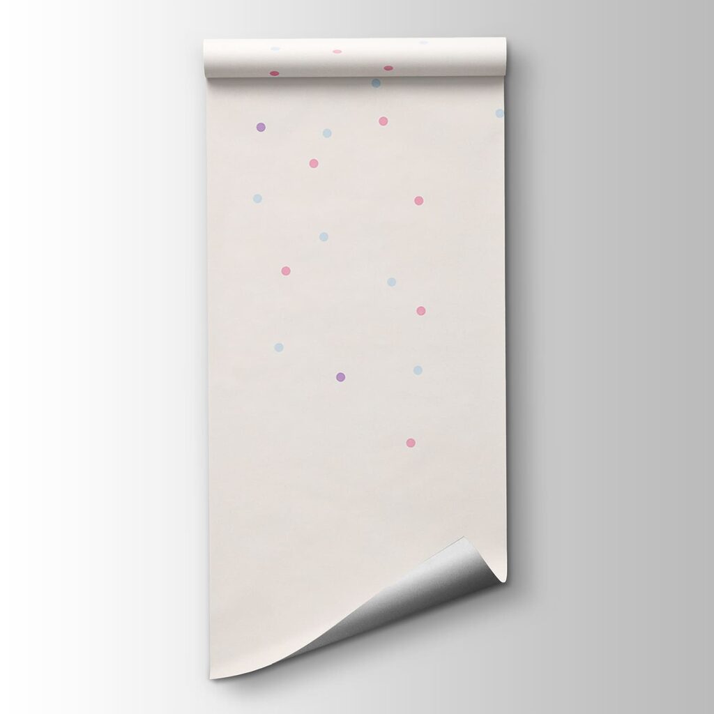 White background with small dots