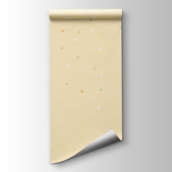 Yellow background with small dots