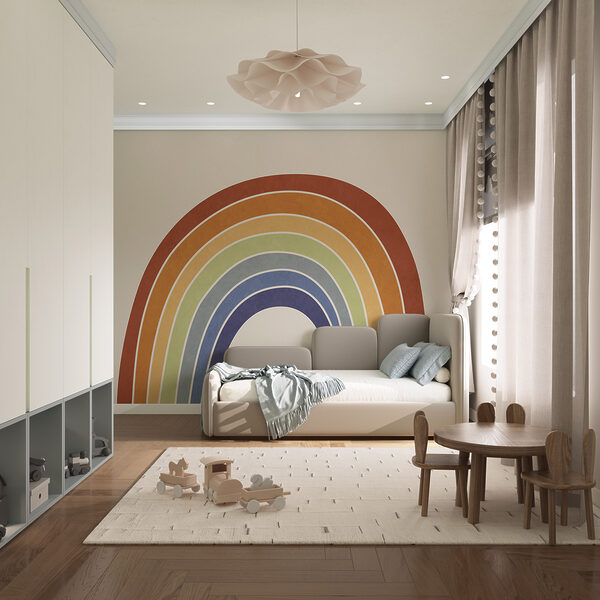 Arcobaleno su sfondo bianco Arcobaleno su sfondo bianco