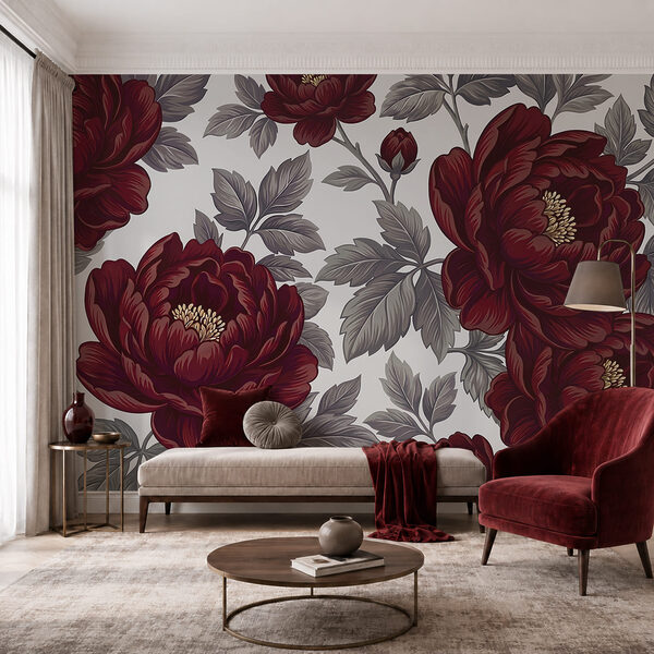 - Elegante motivo floreale dai colori intensi - Elegante motivo floreale dai colori intensi
