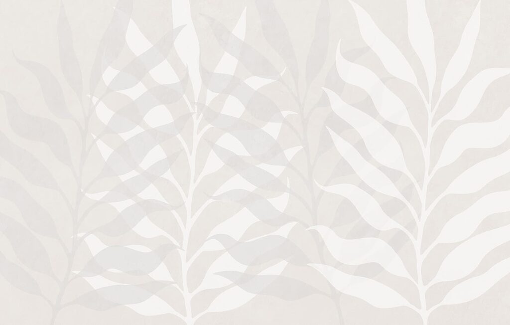 White and gray leaf pattern