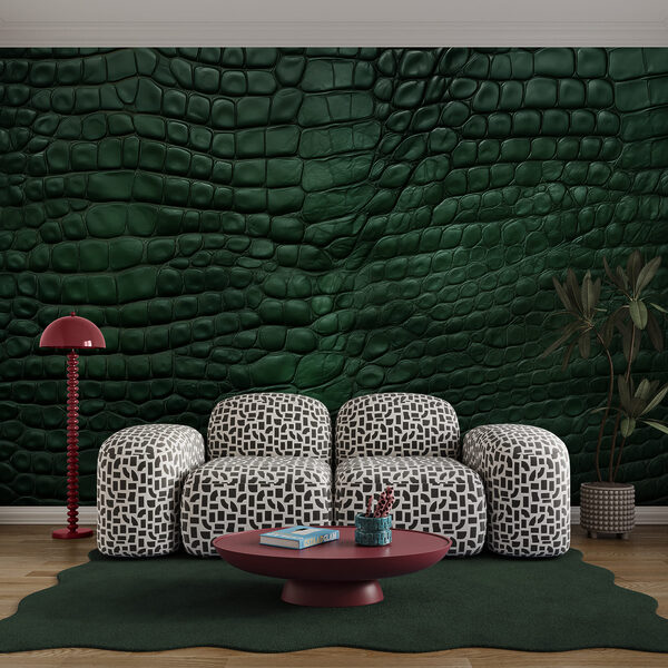Superficie verde ruvida con motivi unici Superficie verde ruvida con motivi unici