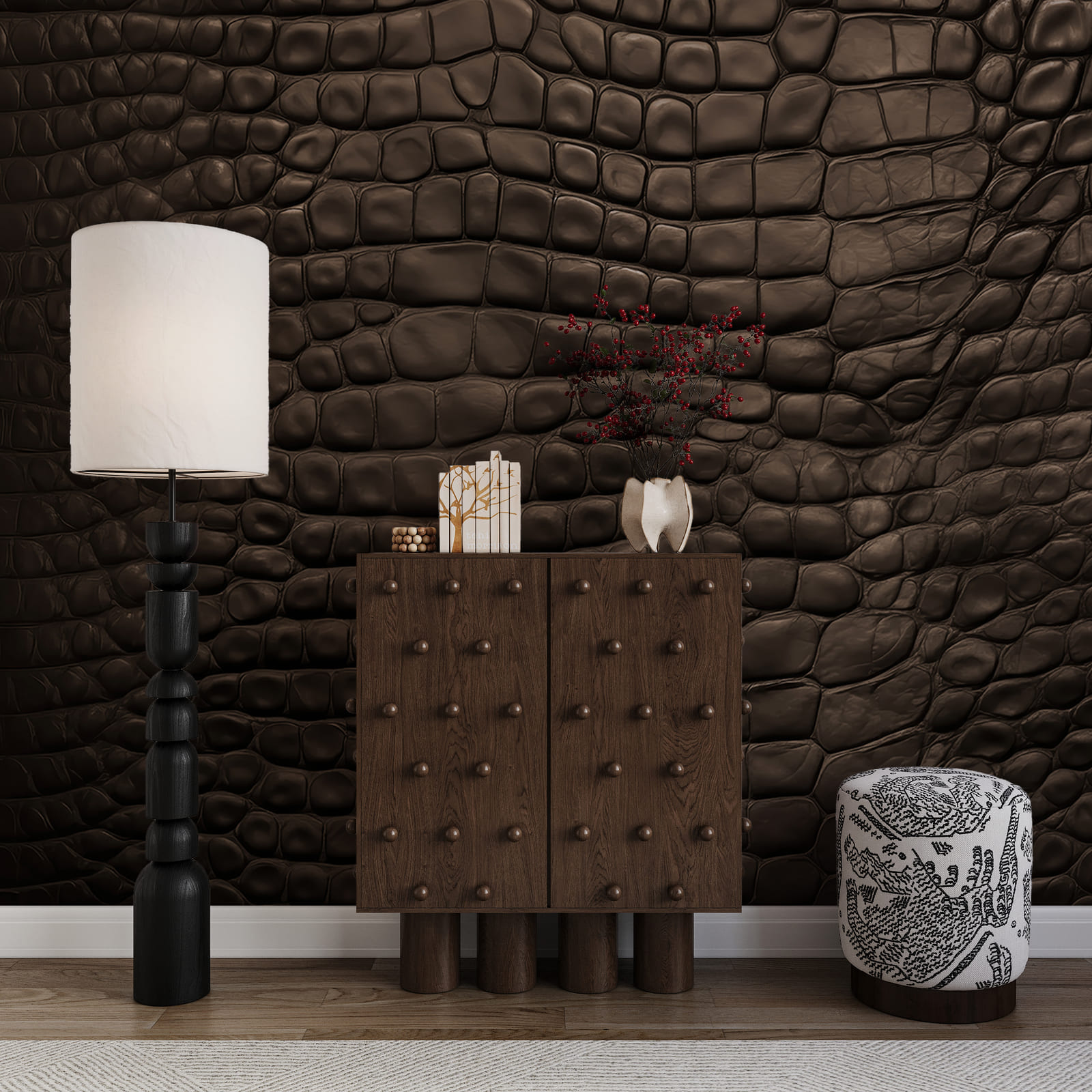 - Elegante superficie scura con texture - Elegante superficie scura con texture