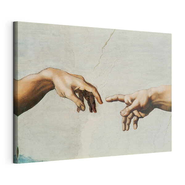 Quadri Un dipinto che raffigura delle mani che si toccano (COD: s11909) Quadri Quadri Un dipinto che raffigura delle mani che si toccano (COD: s11909)