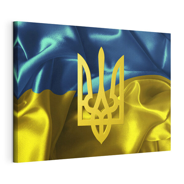 Quadri Ukraine's Vibrant Emblem Waves (COD: s26671)