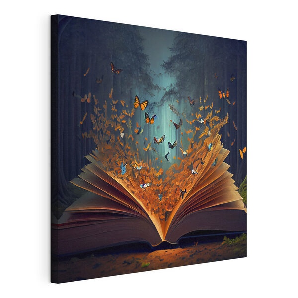 Quadri Quadri Un libro da cui escono delle farfalle (COD: s33915)