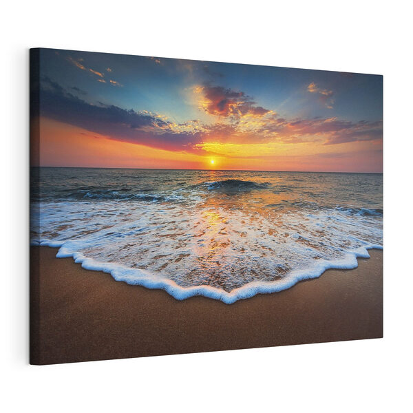 Quadri Un tramonto sulla spiaggia